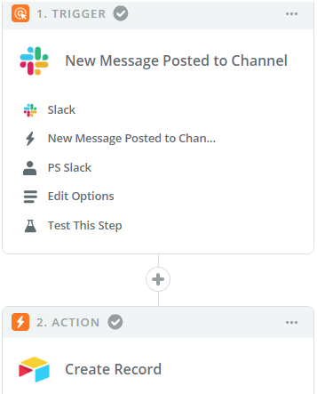 content creation slack to airtable