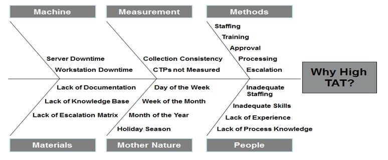 dmaic fishbone diagram