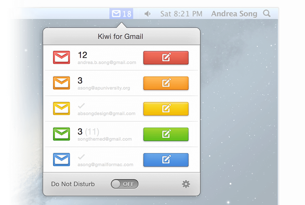 gmail tip #3: kiwi for gmail