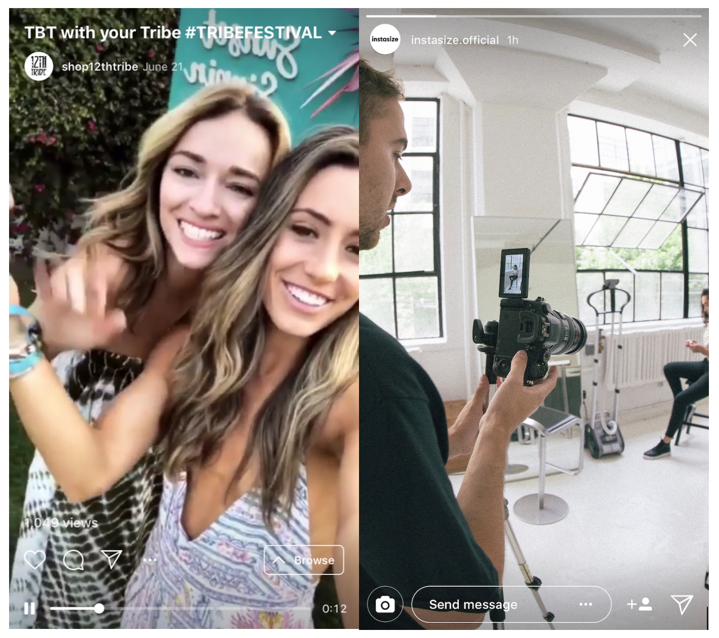 email marketing content instagram stories