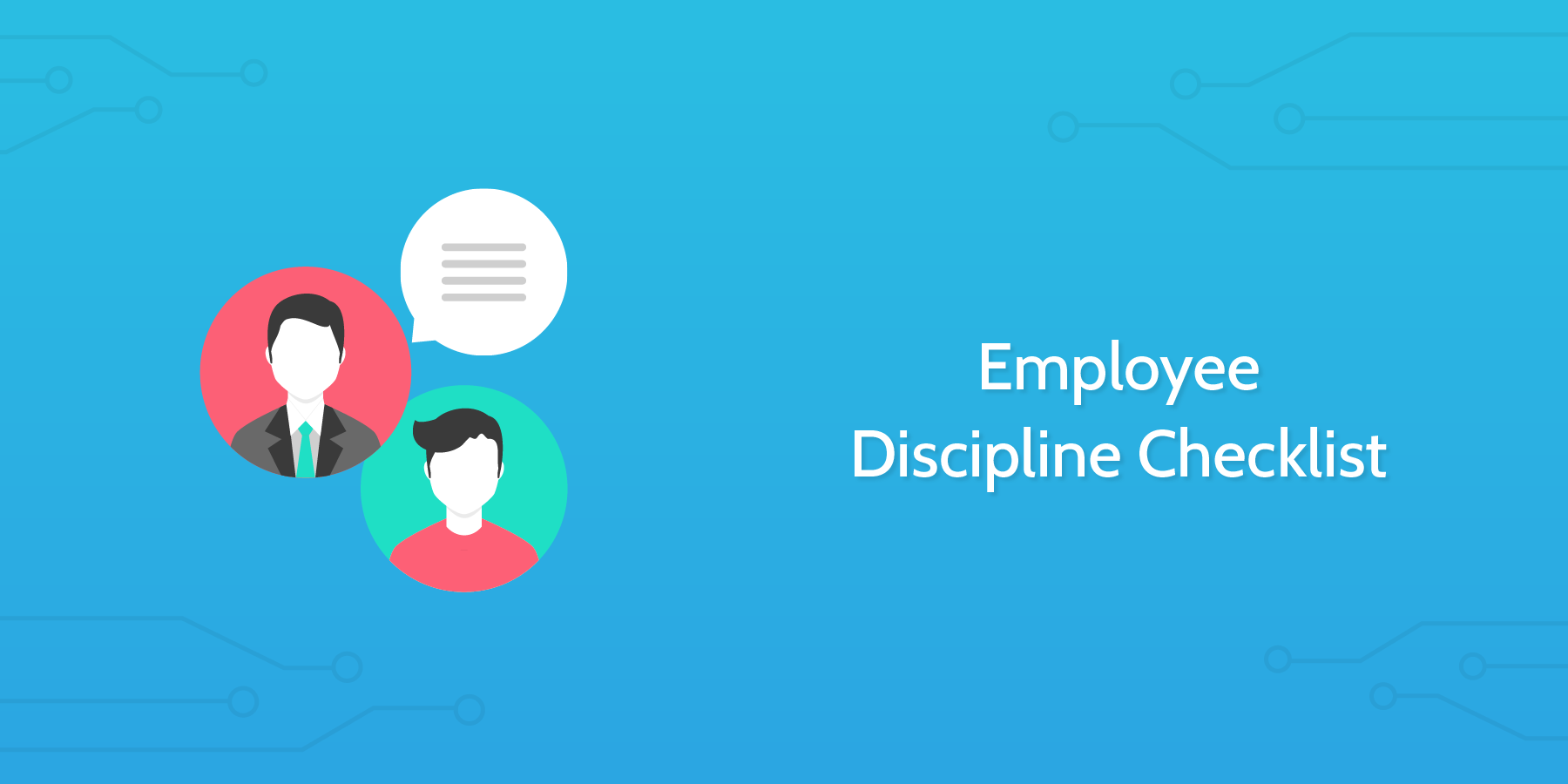 employee discipline checklist