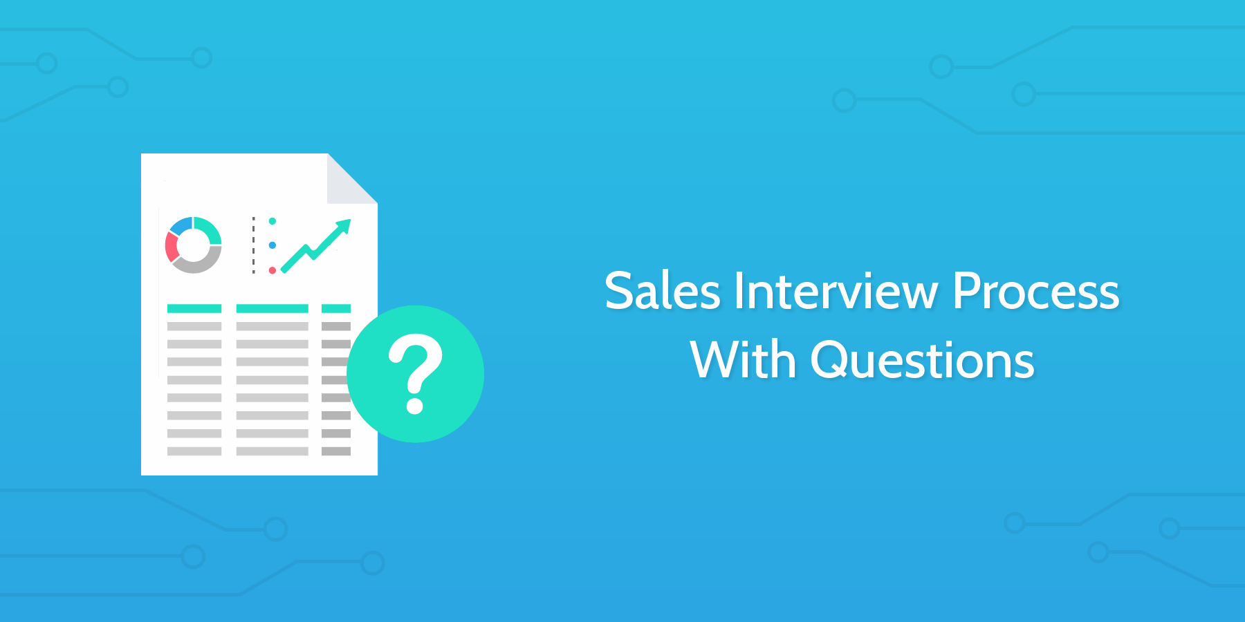 how to conduct an interview sales interview questions