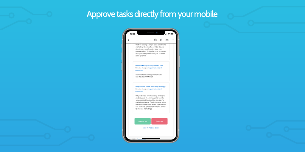 mobile approvals