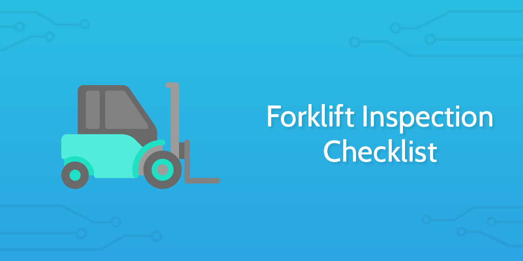 logistics management - forklift inspection checklist header