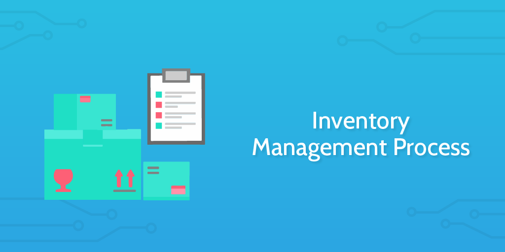 logistics management - inventory management process header