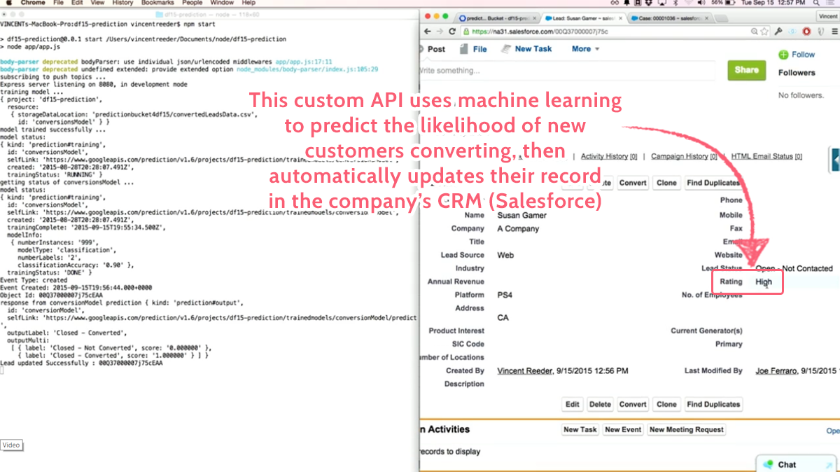 machine learning API salesforce edited