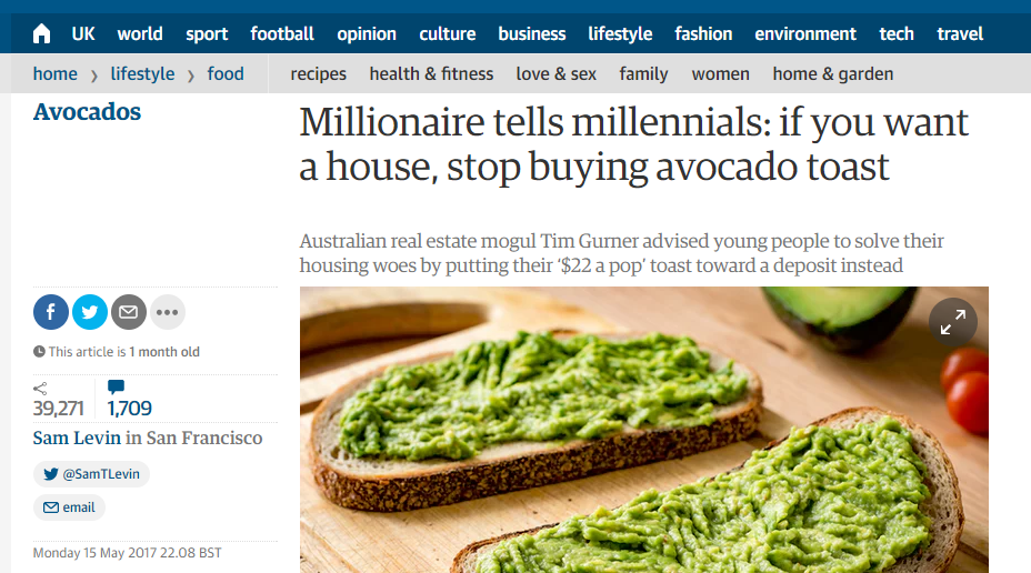 micro investing and crowdfunding avocado toast