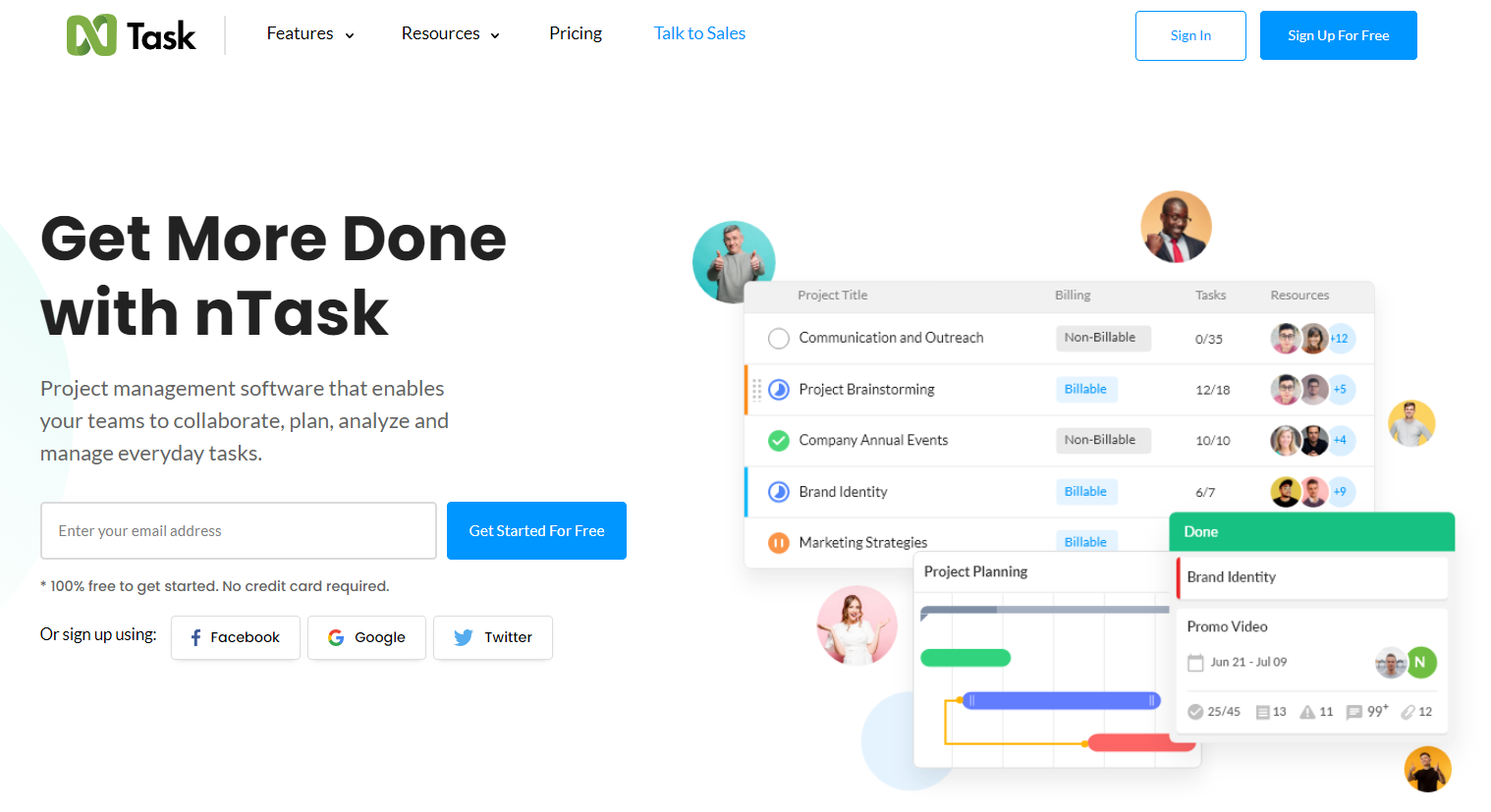 ntask project management