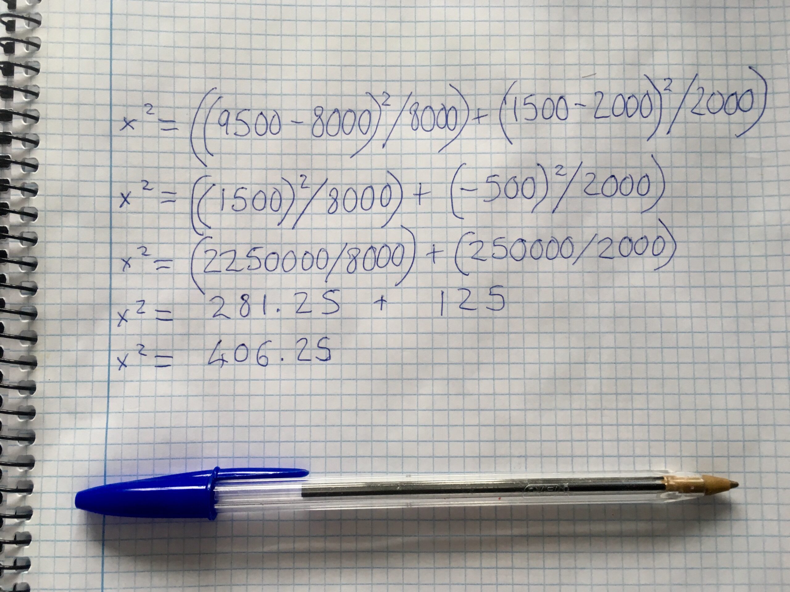 p value calculation