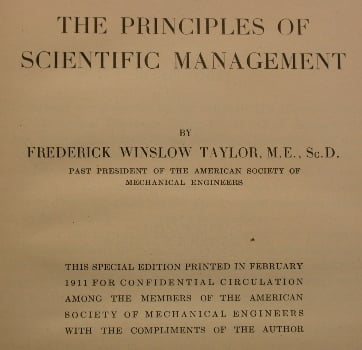 The principles of scientific management
