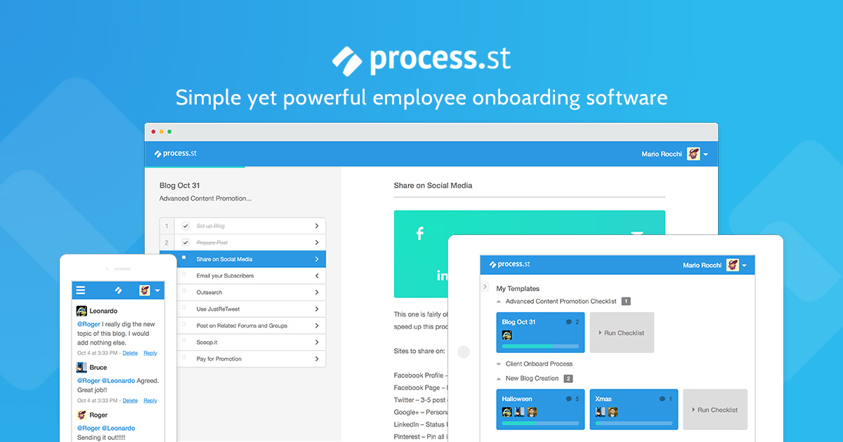 process street for simple checklist template