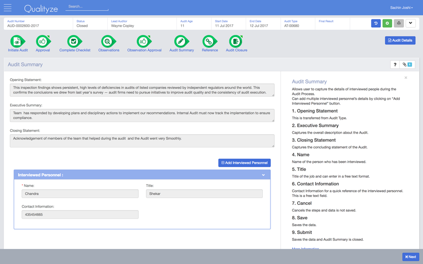 Qualityze grc tools