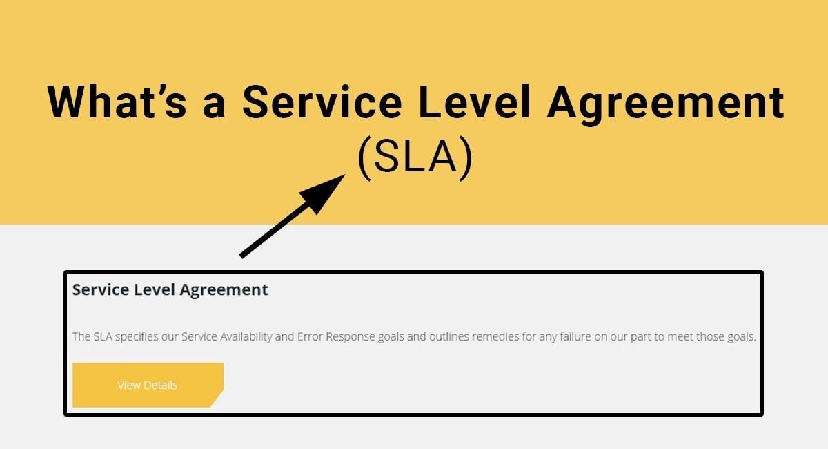 sla service level agreements sla