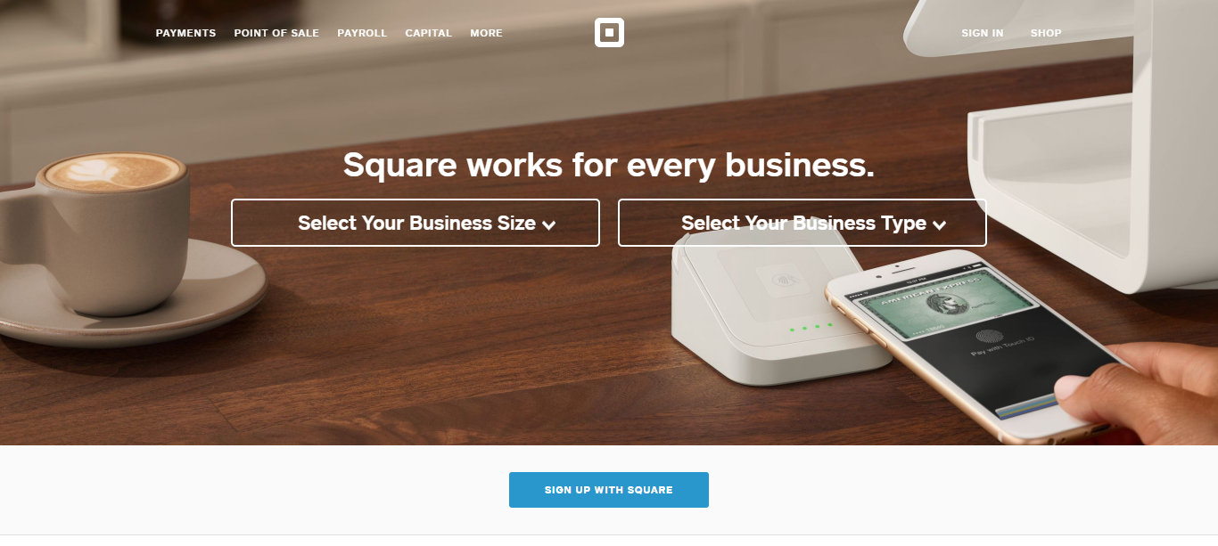 stripe paypal square braintree squareup home