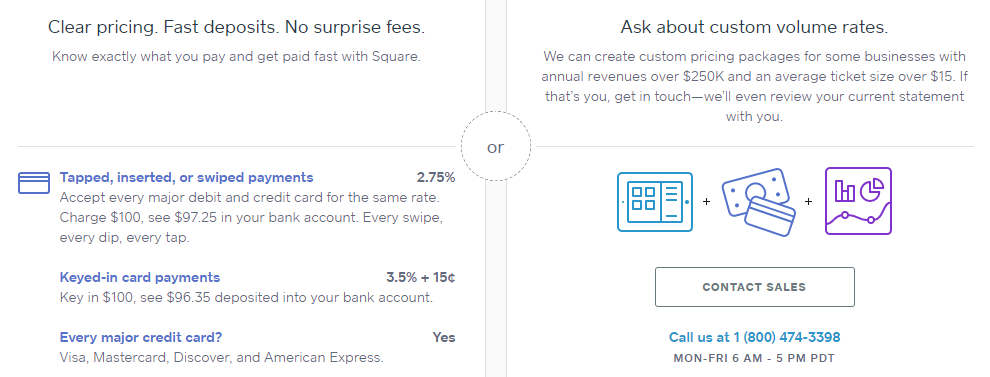 stripe paypal square braintree squareup pricing