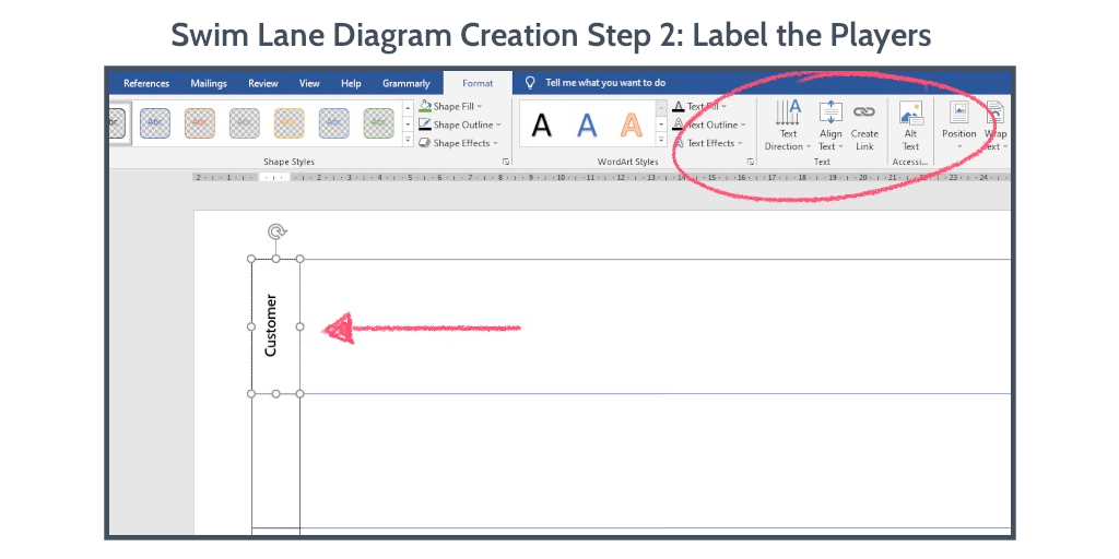 swim-lane-diagram-word-step-2