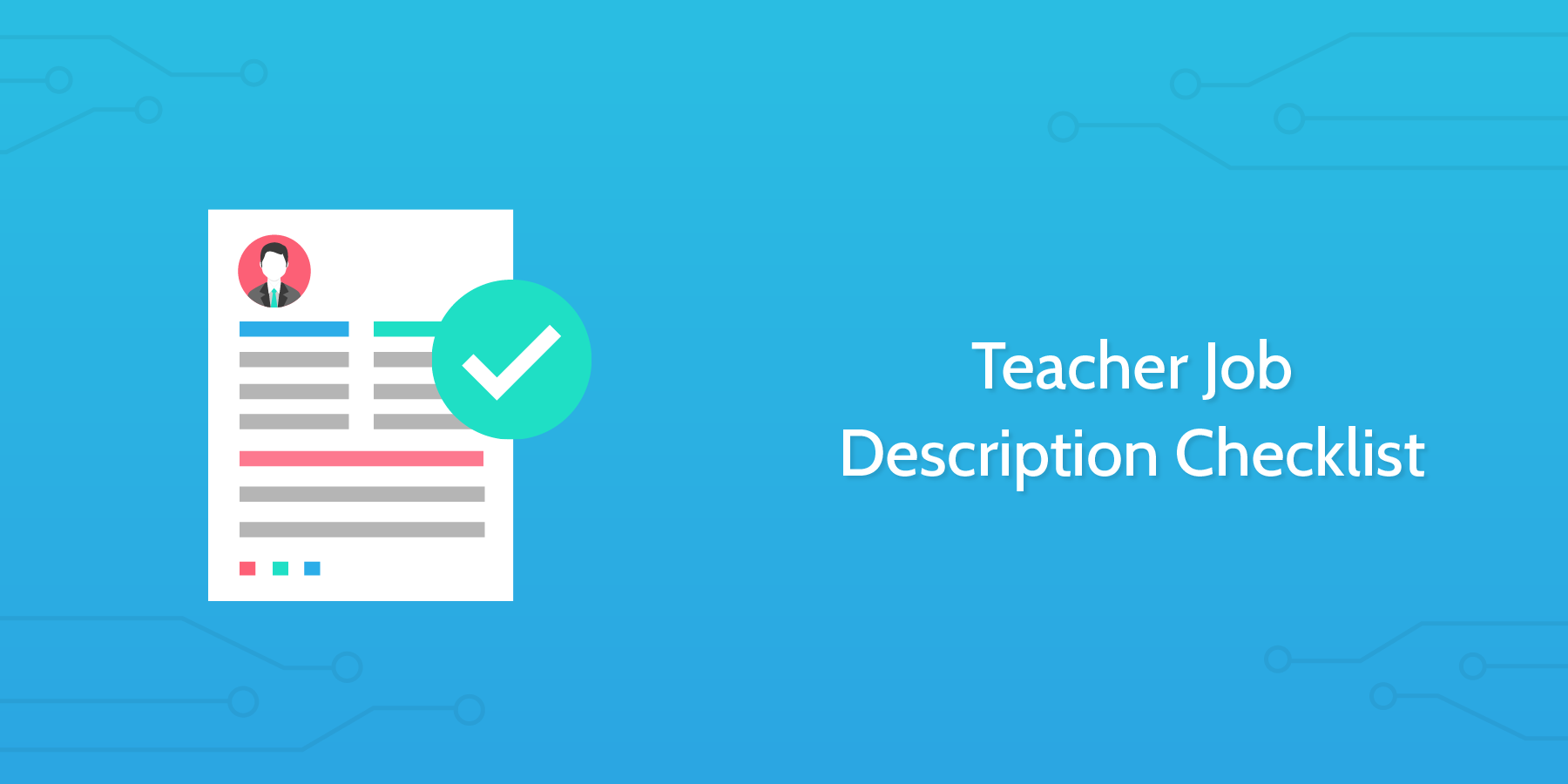 school checklists teacher job description checklist