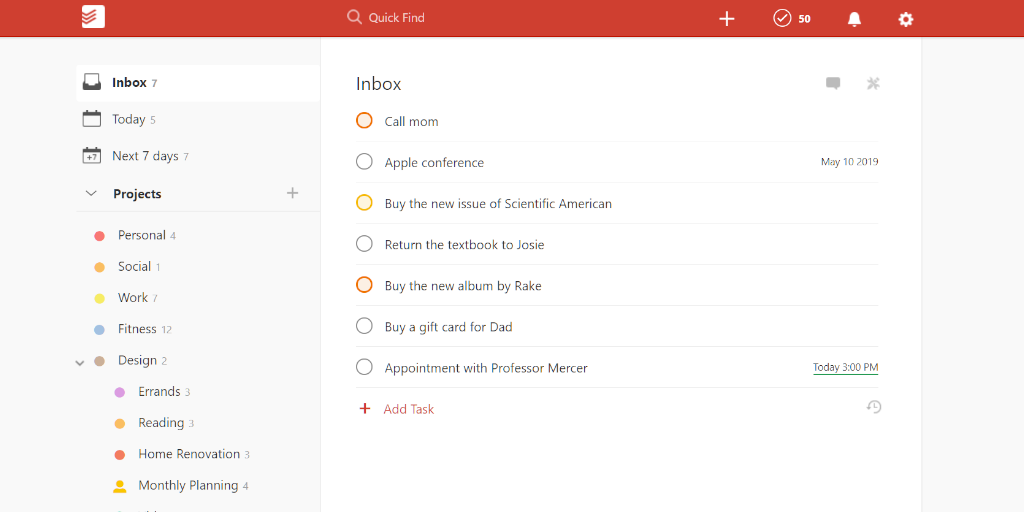 todoist project management software