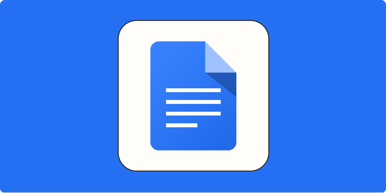 image showing Google Docs as document generation software