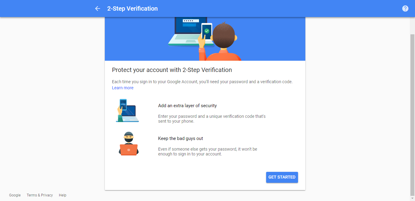 two factor authentication wizard