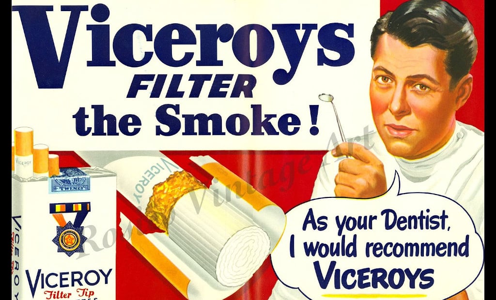 viceroys - fasle advertisement example