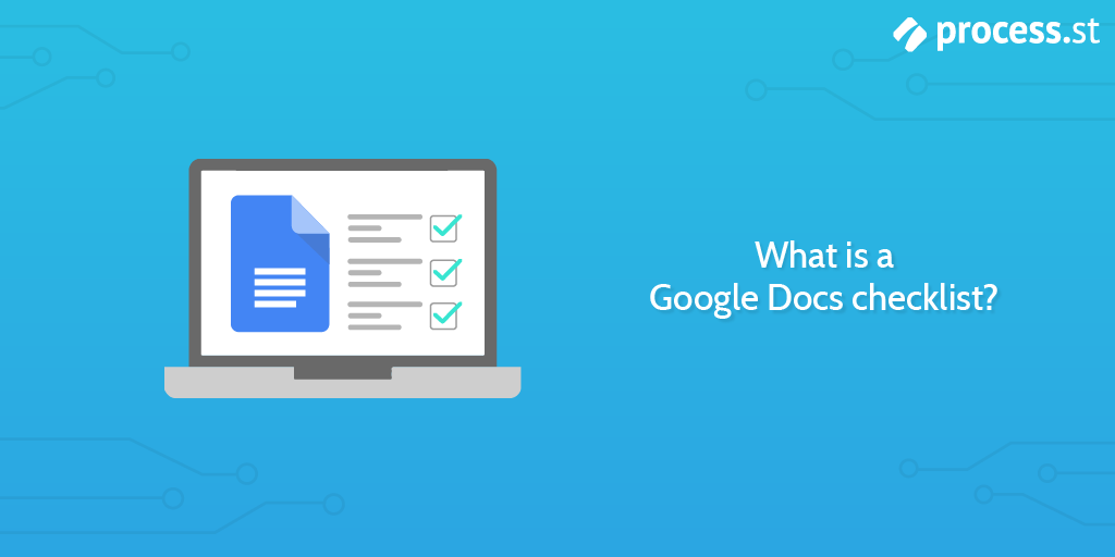 what is a google docs checklist
