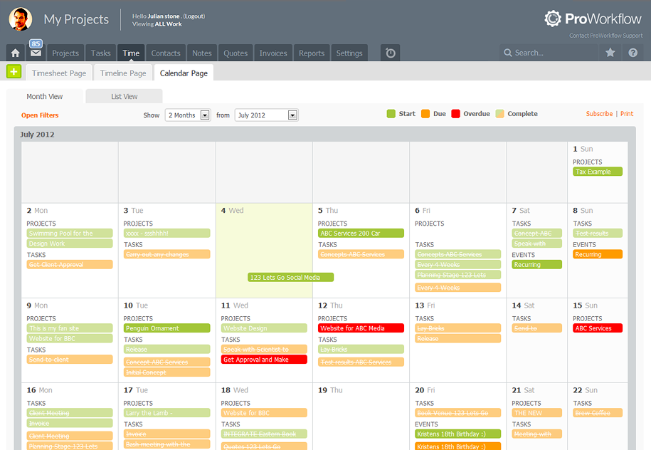 Workflow app ProWorkFlow