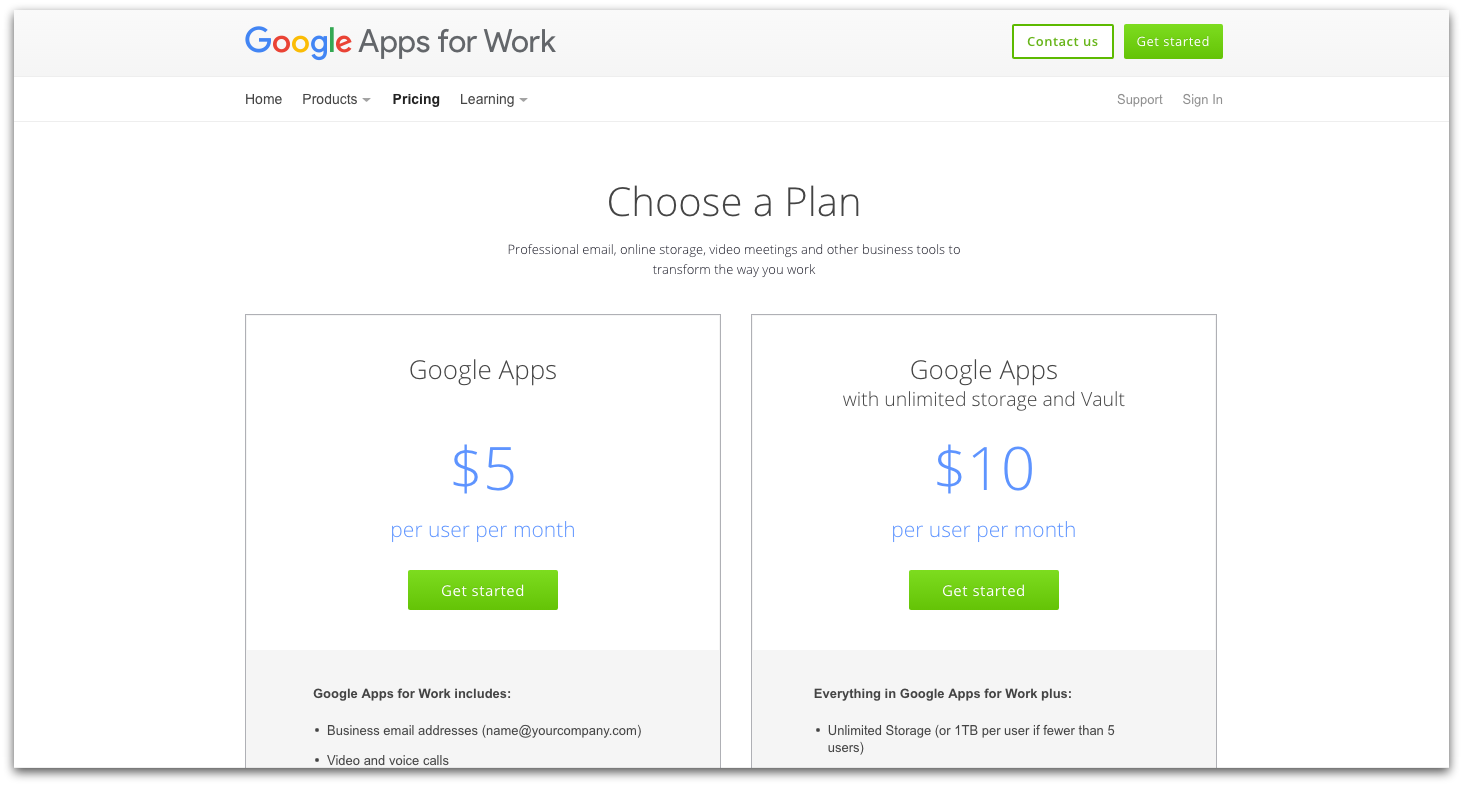 Google Apps Pricing-d