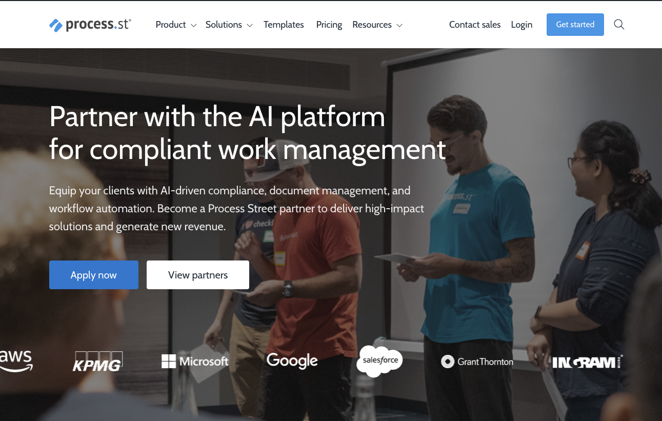Process Street Solutions Partner Program | AI Compliance & Automation