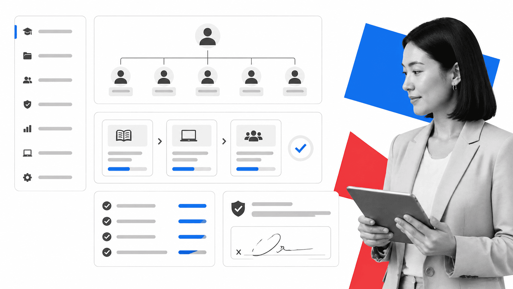 Trainual SOP software interface and workflow surface
