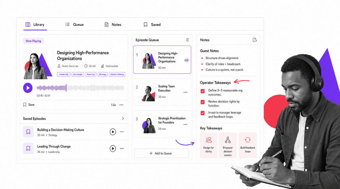 HBR IdeaCast podcast recommendation interface