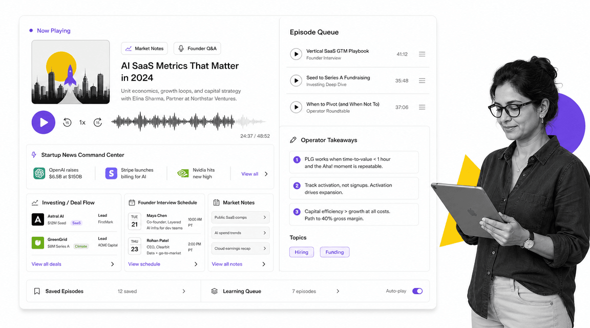 This Week in Startups podcast recommendation interface