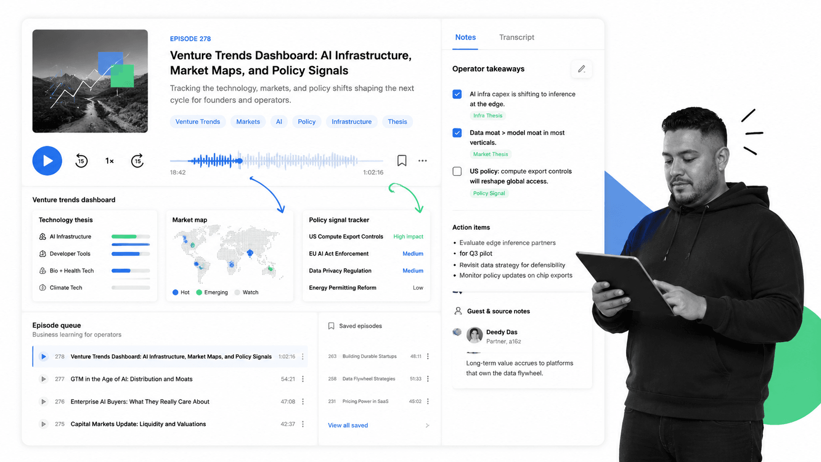 a16z Podcast podcast recommendation interface
