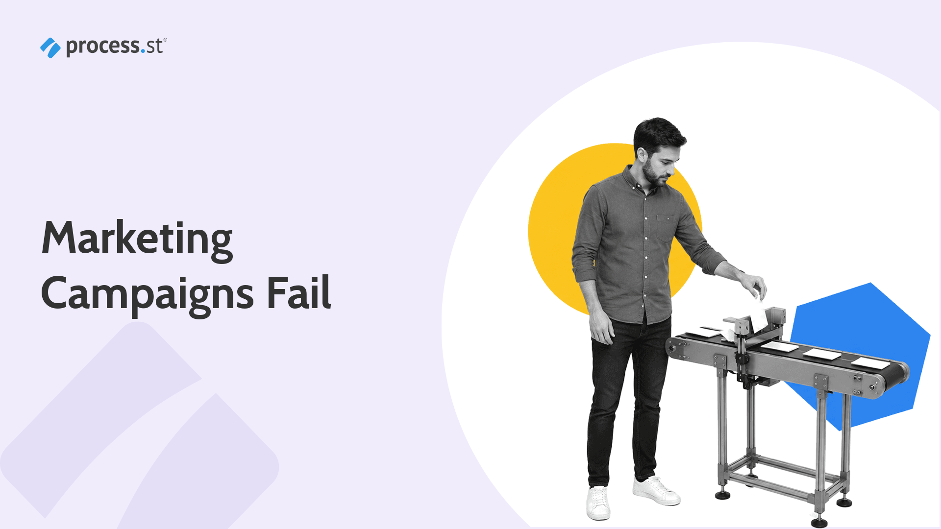 Marketing operations lead fixing a jammed campaign workflow conveyor