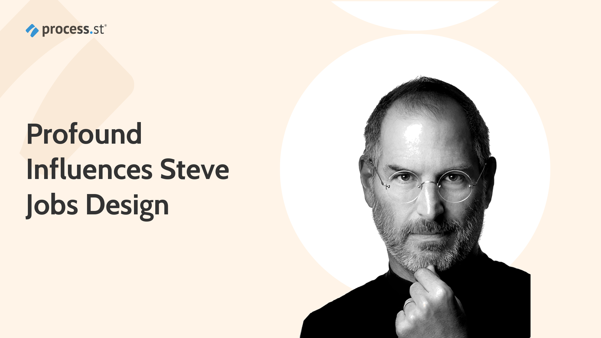 Steve Jobs portrait for a design philosophy article