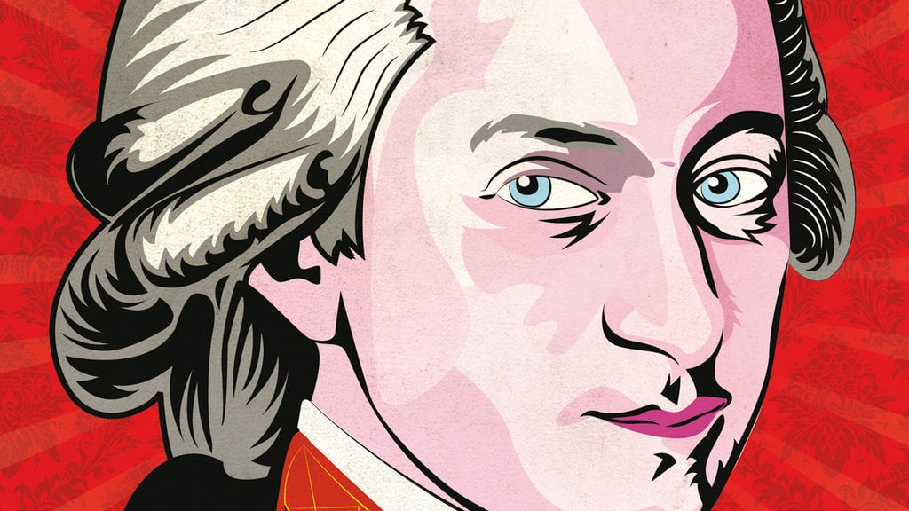 Wolfgang Amadeus Mozart daily ritual illustration