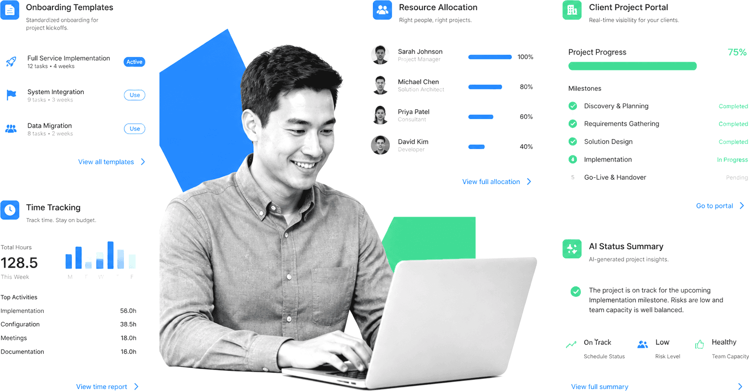Rocketlane post-sale implementation and onboarding platform