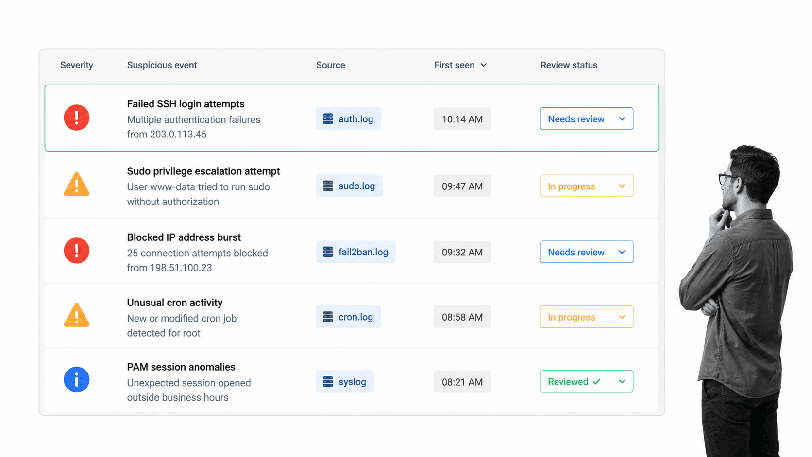 Inline illustration for server security checklist step 13