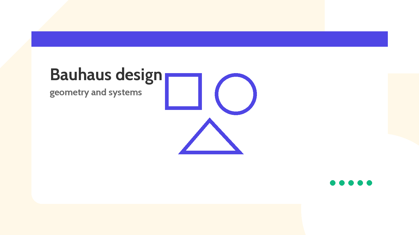 Bauhaus geometry influence on Steve Jobs design philosophy