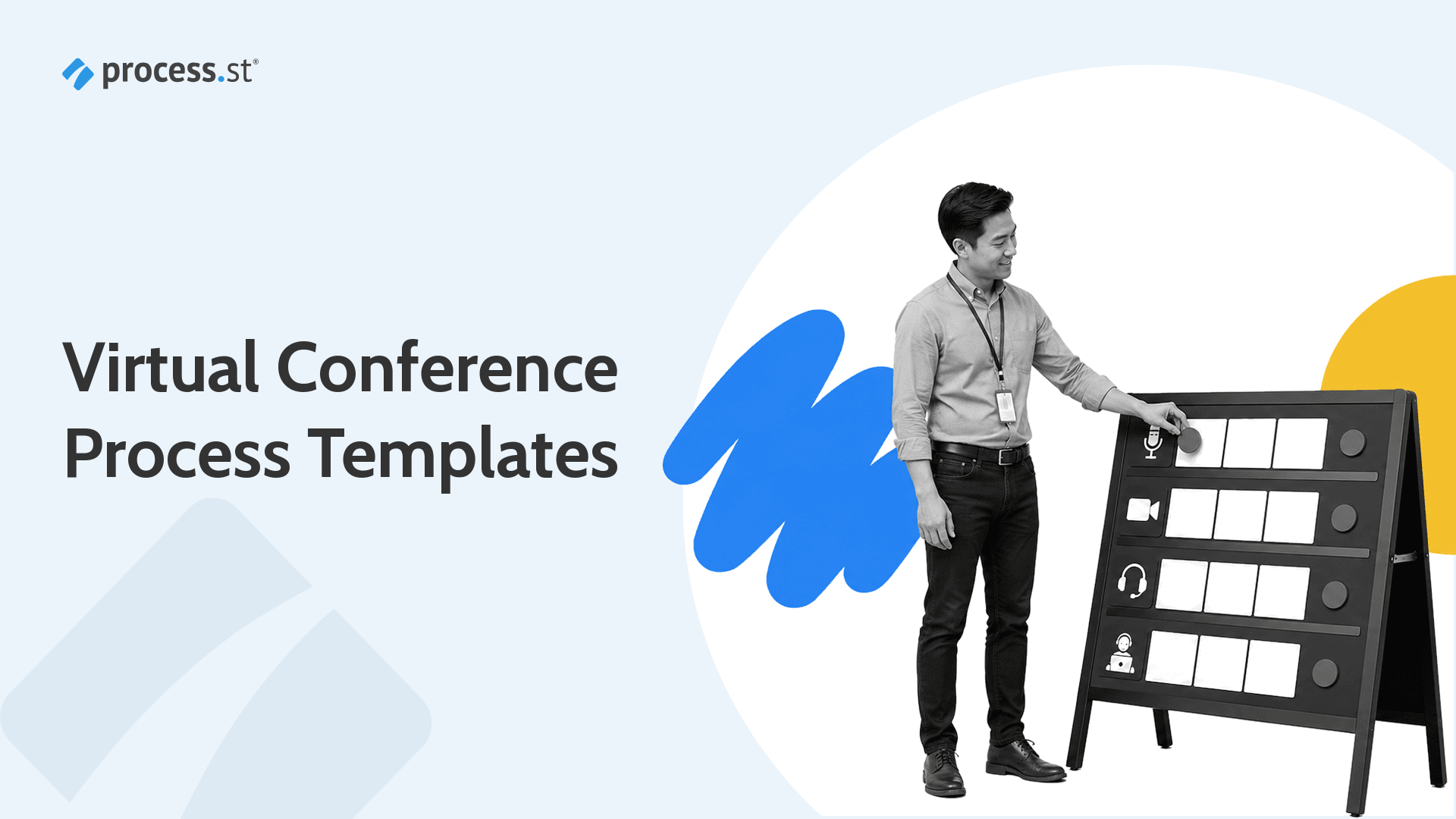 Header image: Virtual Conference Process Templates