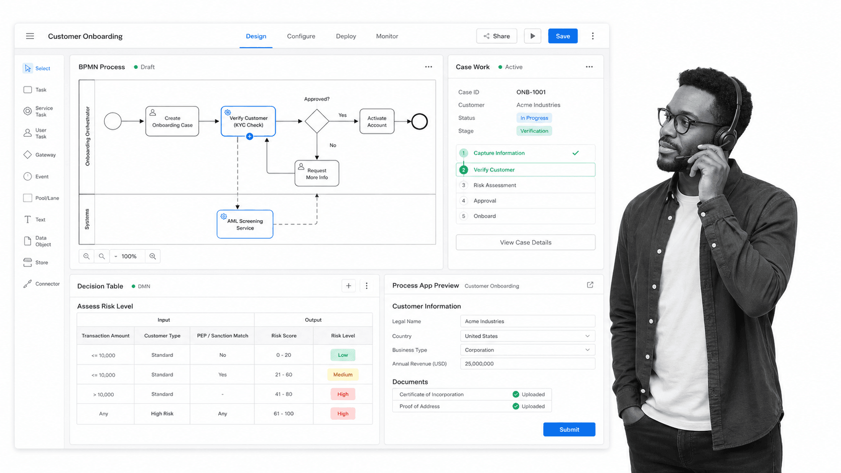 Flowable product workspace for a Camunda alternatives comparison