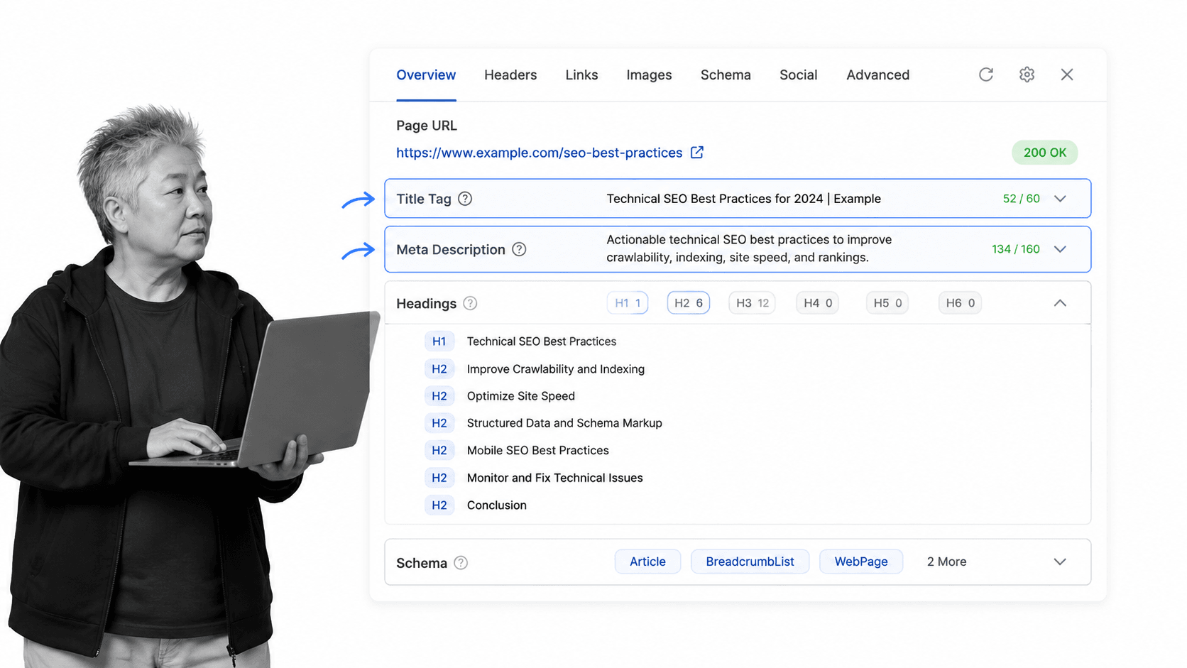 Detailed SEO Extension browser workflow for digital marketers