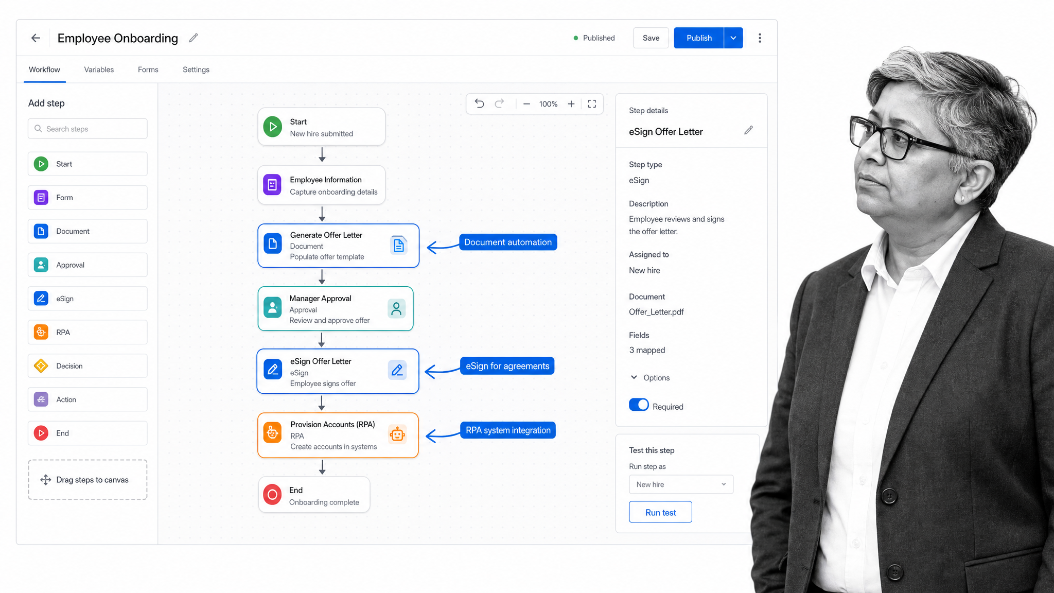 Nintex interface illustration for a Kissflow alternatives comparison
