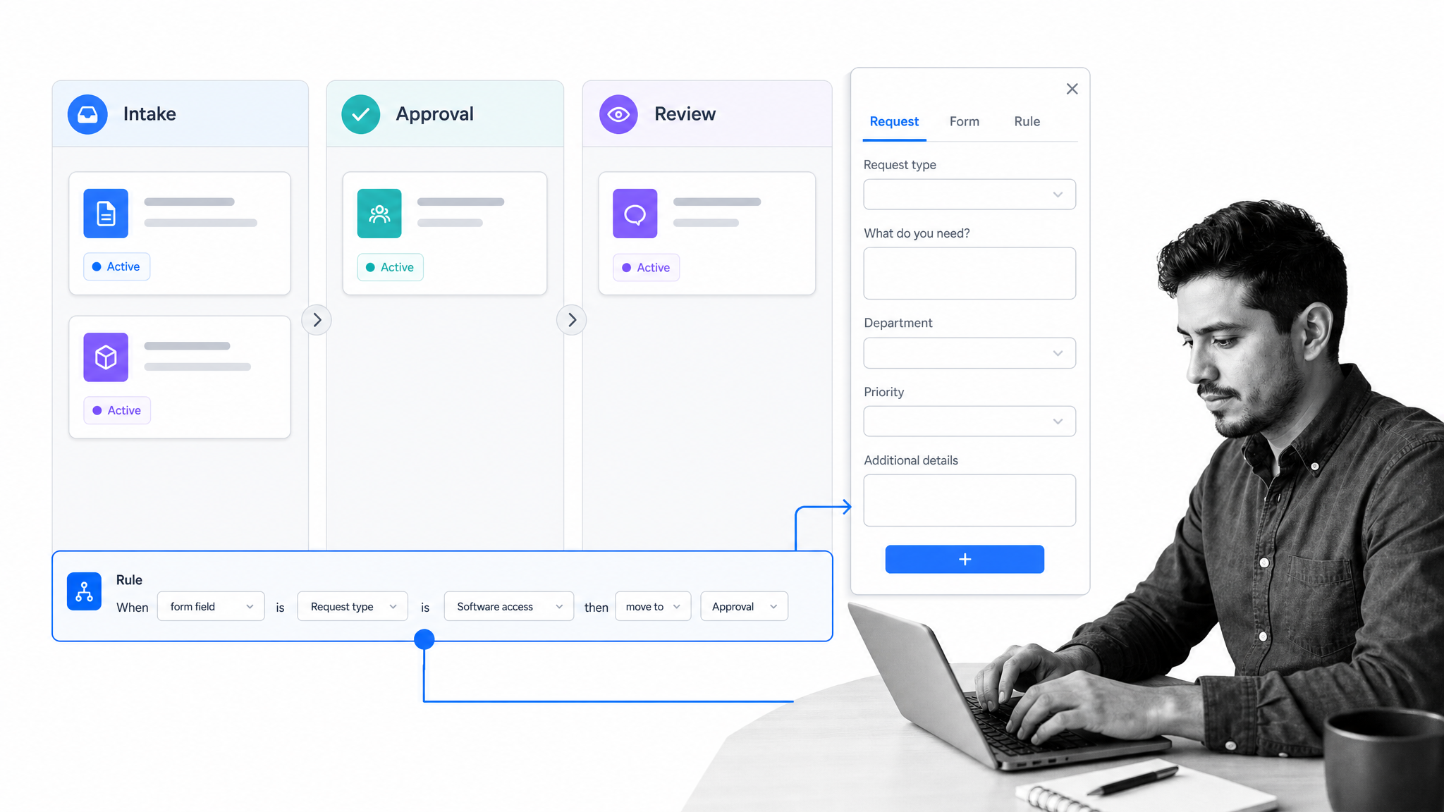 Pipefy interface illustration for a Kissflow alternatives comparison