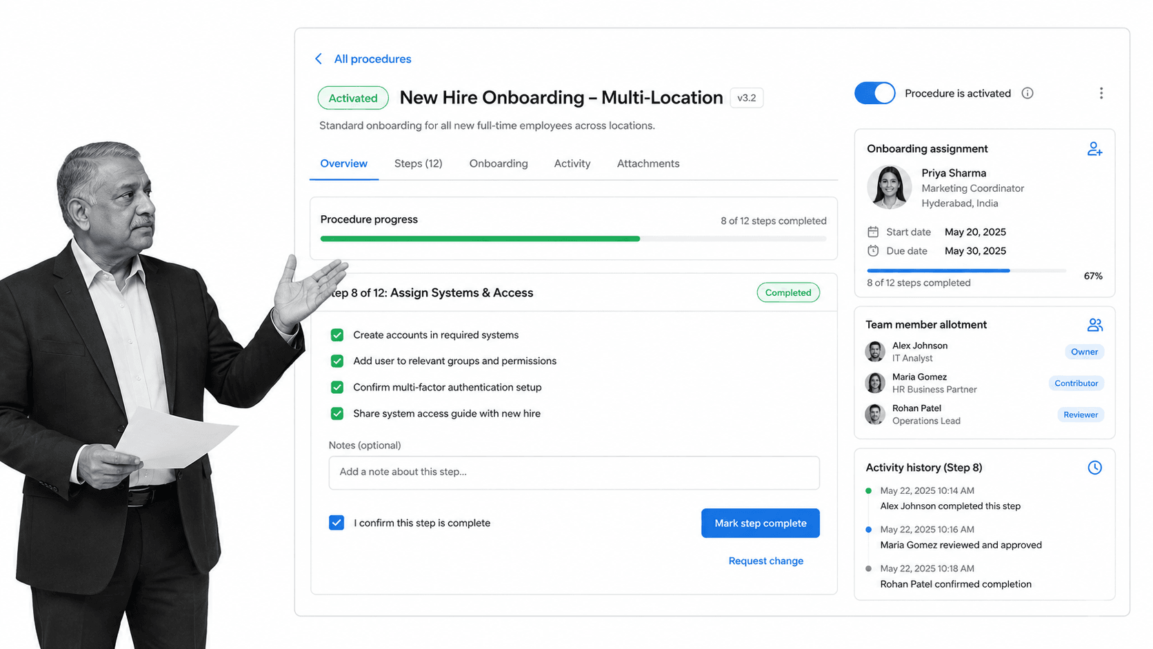 Way We Do product UI surface for Manifestly alternatives comparison