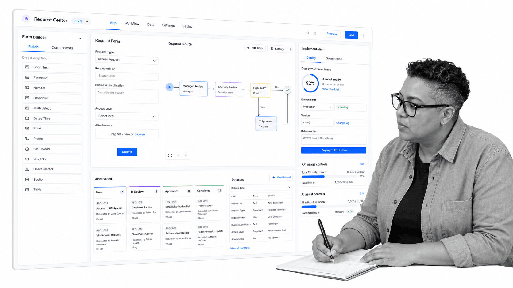 Kissflow product UI surface for Manifestly alternatives comparison