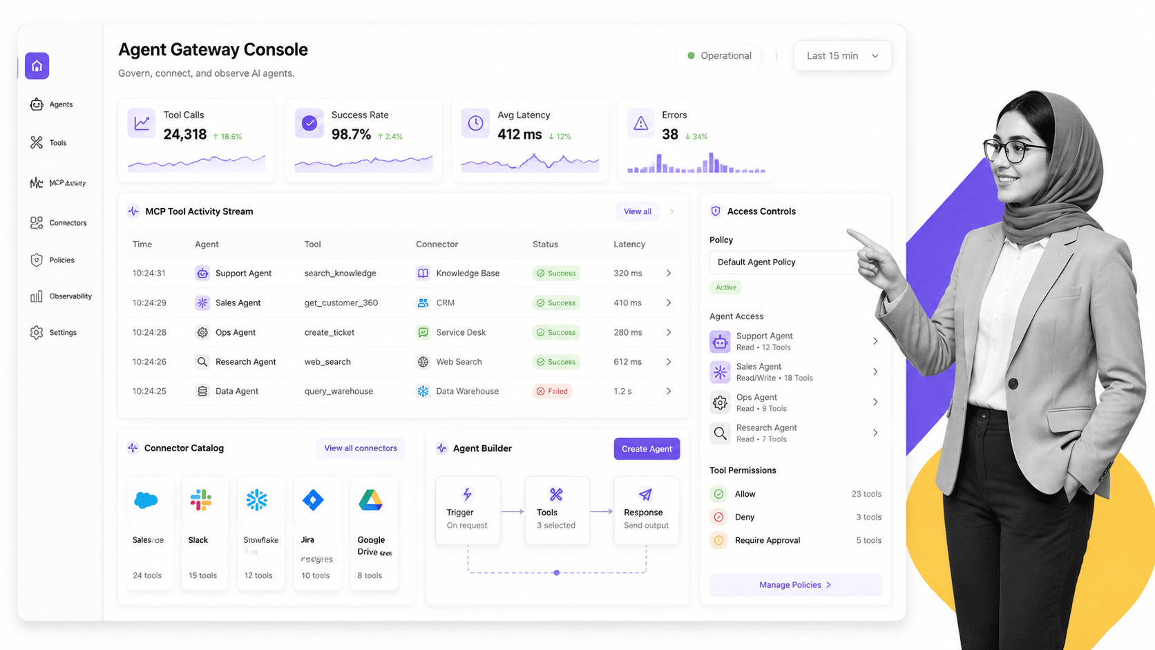 Tray.ai Microsoft Power Automate alternative product UI for AI-ready integration, MCP, and agent orchestration
