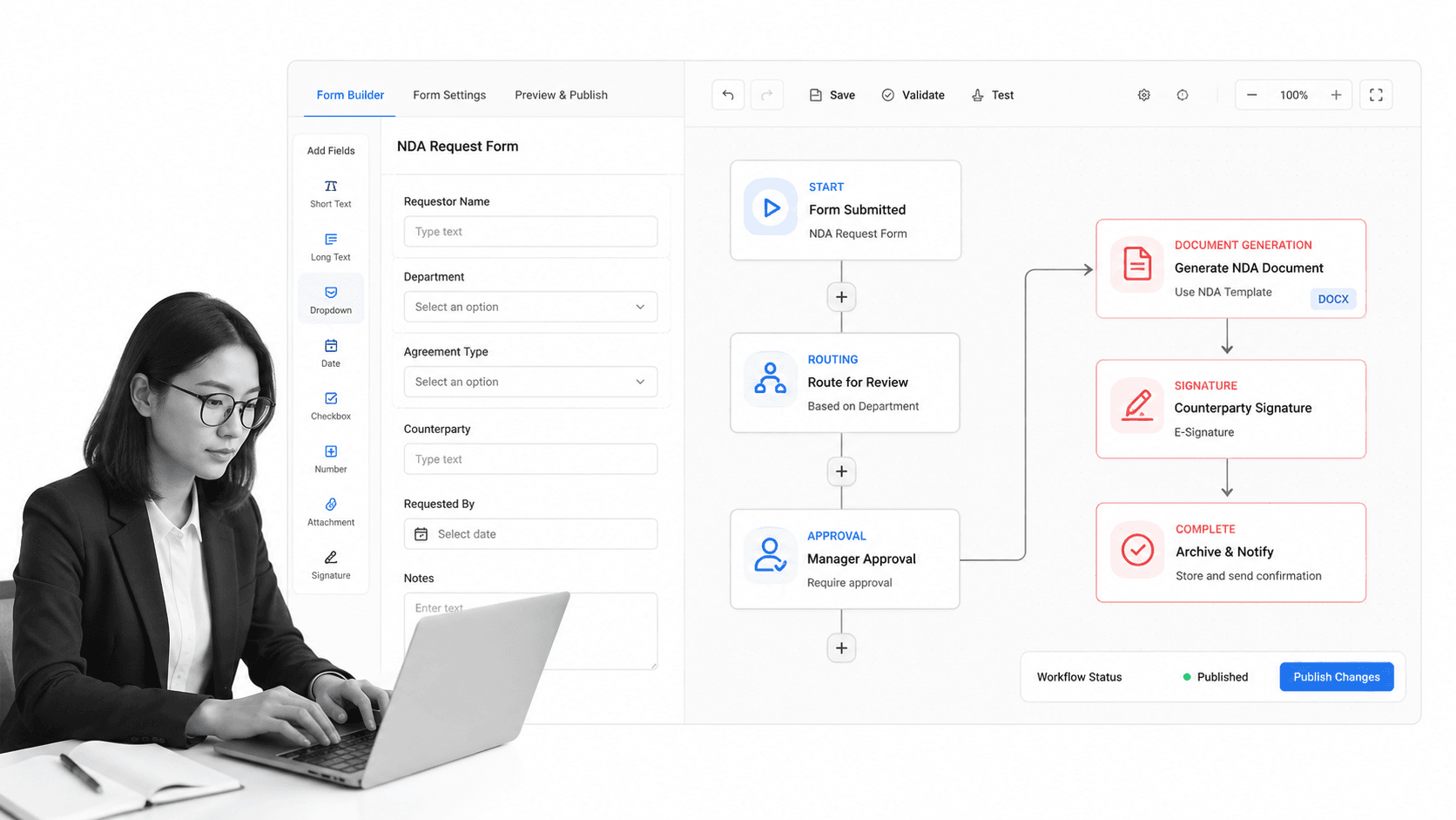 Nintex product UI surface for ProcessMaker alternatives comparison