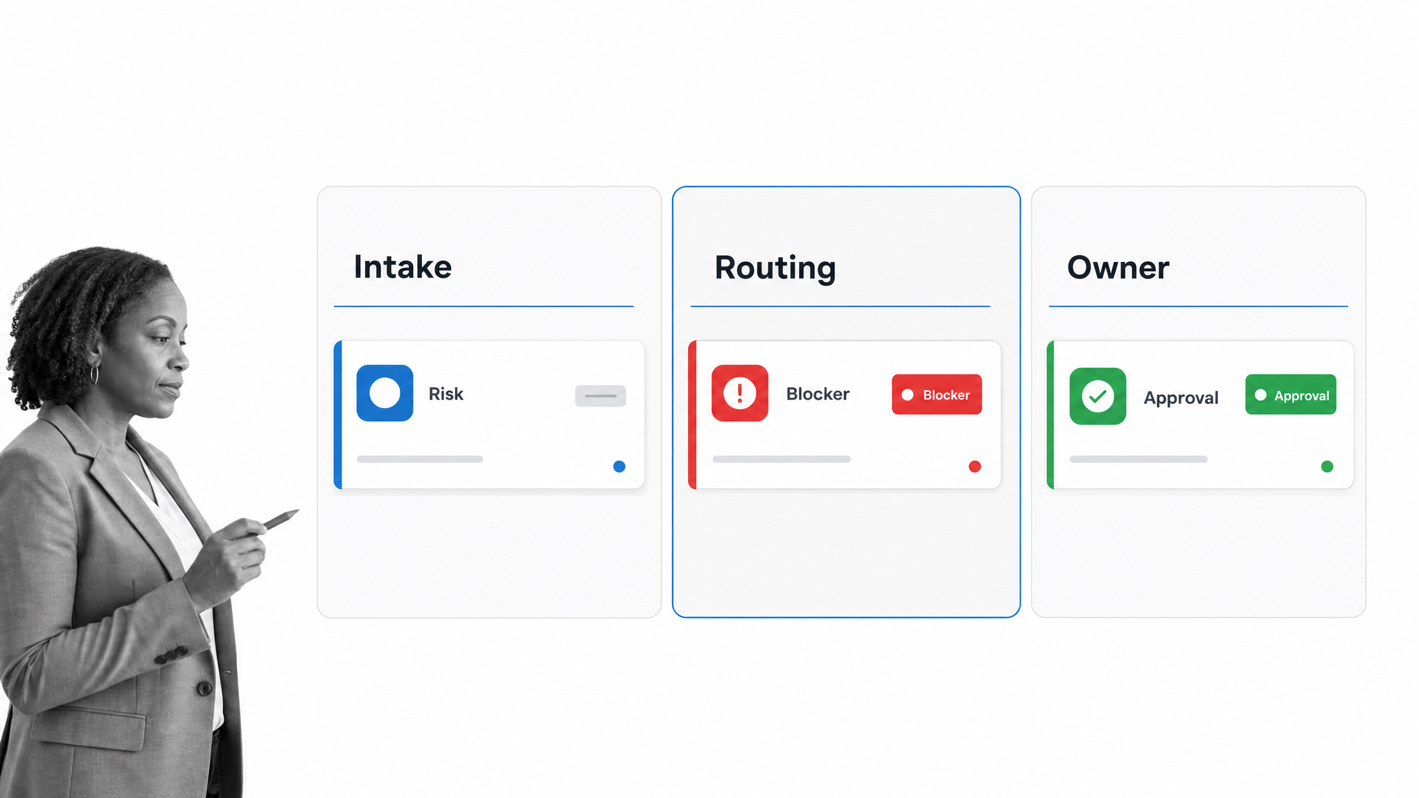 Project management AI workflow turning updates into structured project signals