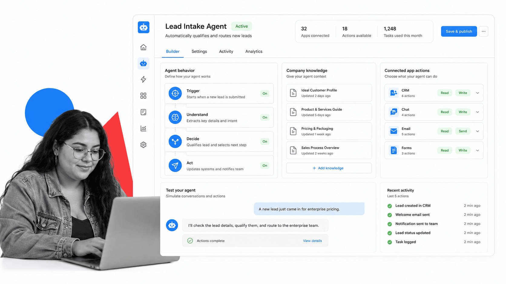 Zapier Agents Anthropic AI employee alternative product UI for Automation builders who want AI teammates connected to a large app-action network